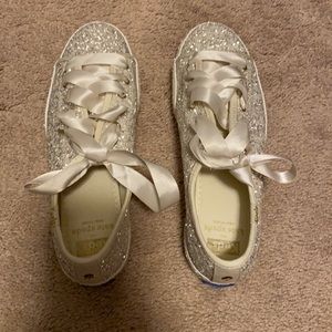 Kate Spade wedding glitter Keds
